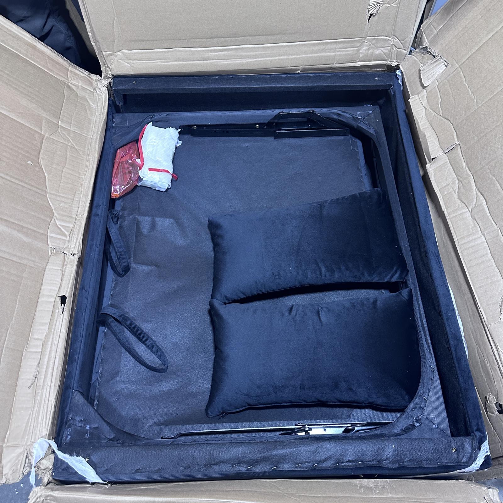 55.2'' Pull Out Couch 2-Seater Sleeper Loveseat - Photo 2