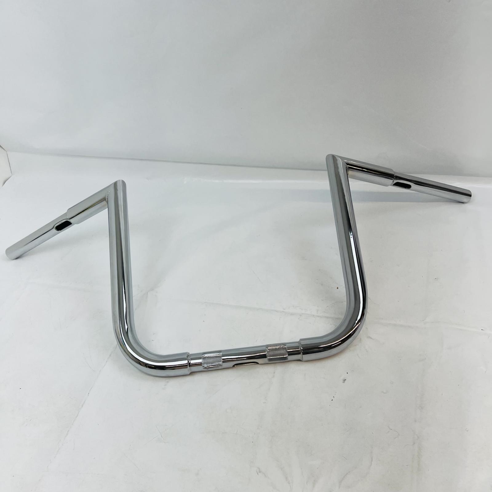 12" Rise Ape Hanger Motorcycle Handlebar Chrome Universal Fit Chopper Bobber - Photo 7