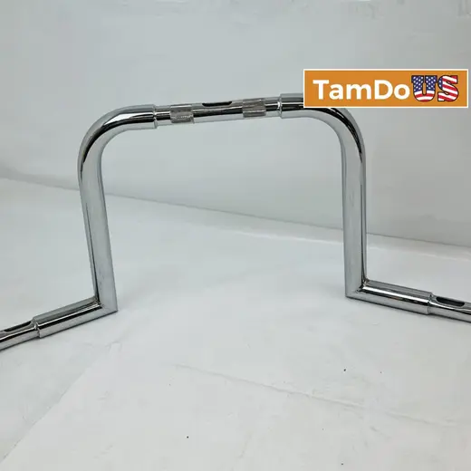 12" Rise Ape Hanger Motorcycle Handlebar Chrome Universal Fit Chopper Bobber at TamDoUS Taylorsville