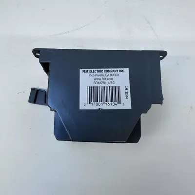 Lot of 5 Feit Electric 1-Gang Junction Box PVC Gray 14 cu. in. at Electrical Equipment & Supplies in new condition