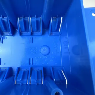 Lot of 2 Carlon Electrical Switch Outlet Box B344AB 3-Gang 44 cu. PVC New Work at Electrical Equipment & Supplies in new condition