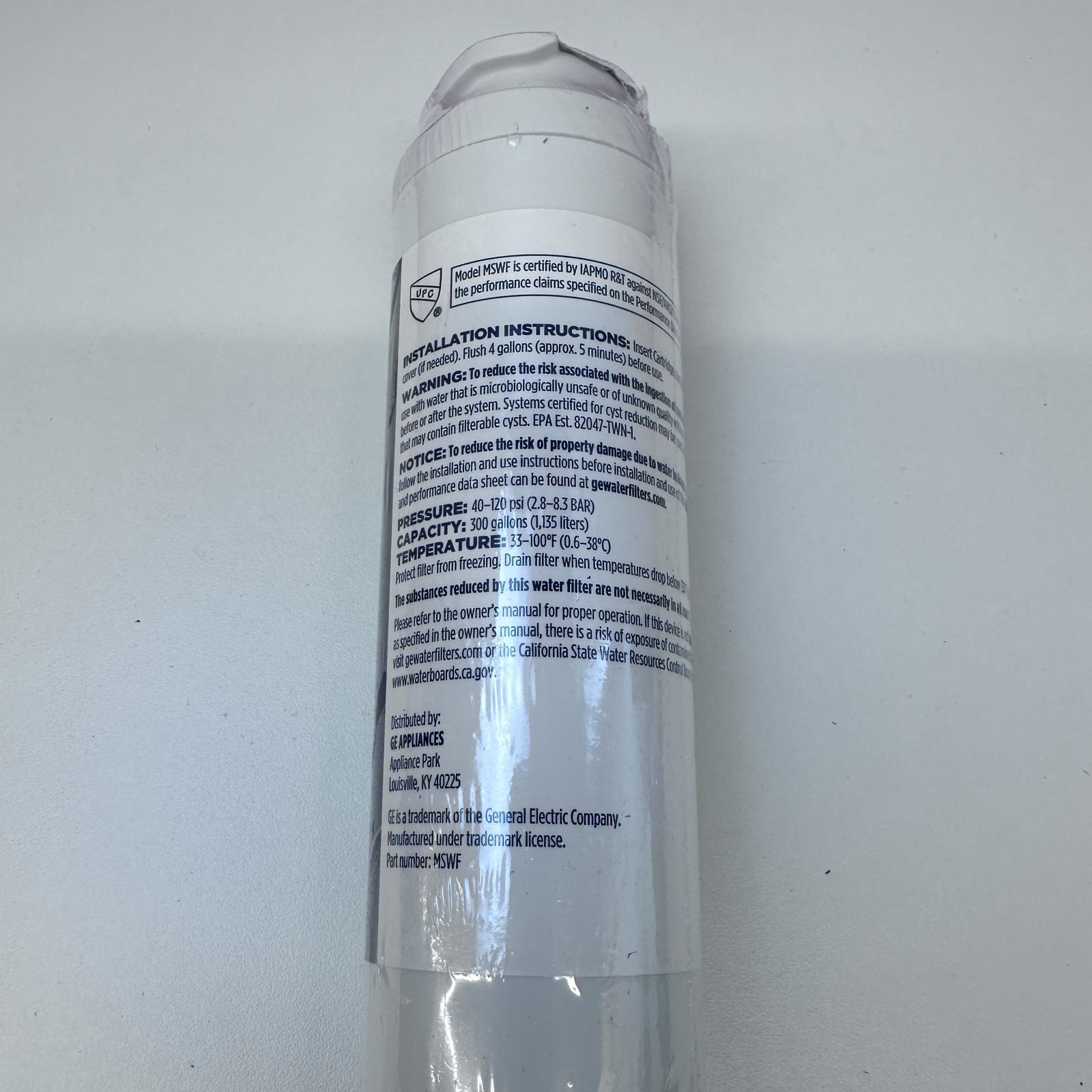 GE Appliances MSWF Genuine Refrigerator Water Filter - Photo 2