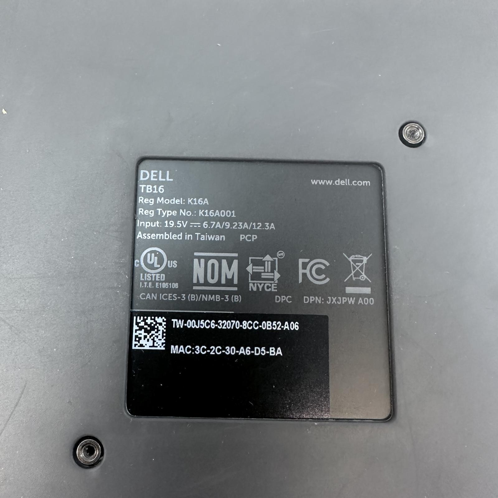 Dell TB16 K16A Thunderbolt Docking Station, HDMI USB-C USB 3.0 - Photo 4