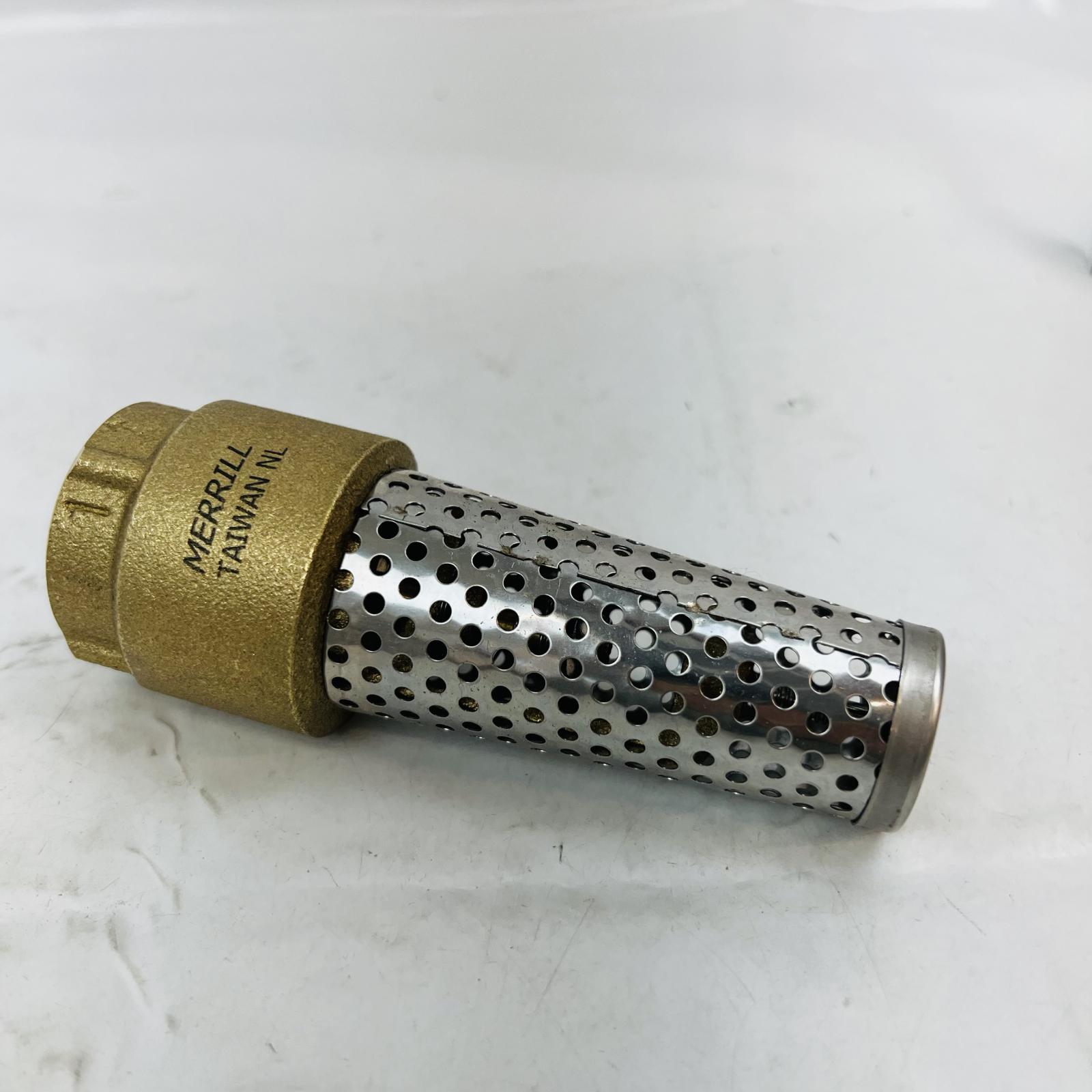Merrill FVNL100 1” Brass Foot Valve | No-Lead | 710 Series | 1” FNPT - Photo 7