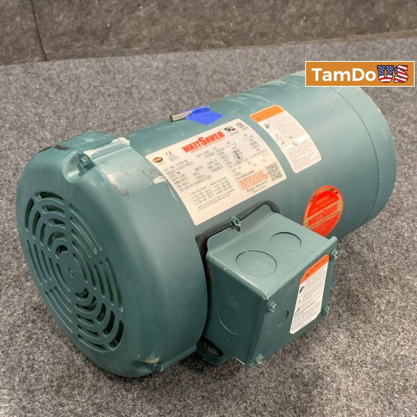 WattSaver C145T17FK27E Electric Motor, 2HP, 1745 RPM, 230/460V, 3PH, TEFC - Photo 8