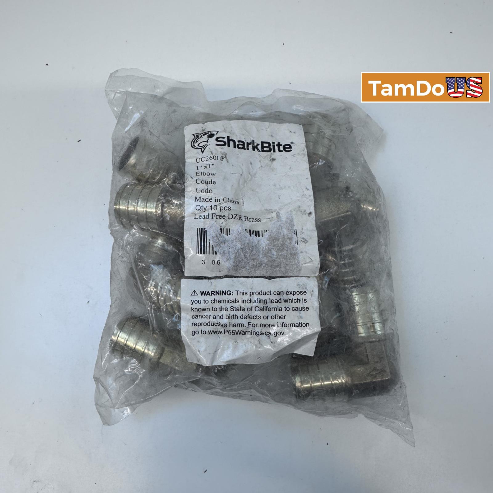 10-Pack SharkBite 1" Lead-Free Brass 90° Elbow Fittings - Photo 4