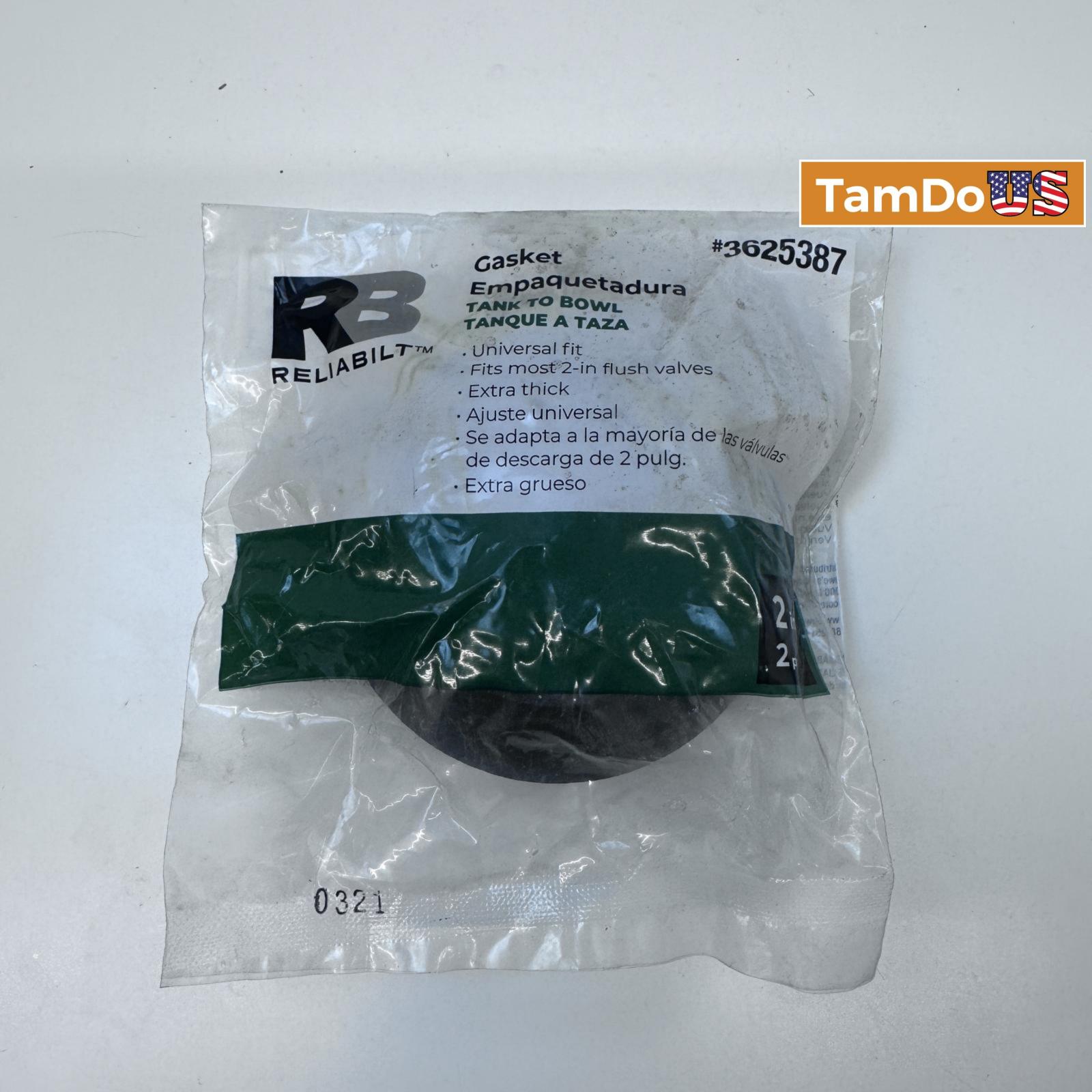 Lot of 5 RB Reliabilt Toilet Gasket Tank-to-Bowl Universal Fit - Photo 3