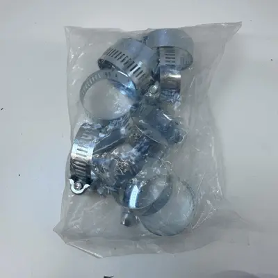 10-Pack ROC 34308 Hose Clamps 1-3/16" to 1-1/2" Stainless Steel at Fasteners & Hardware in new condition