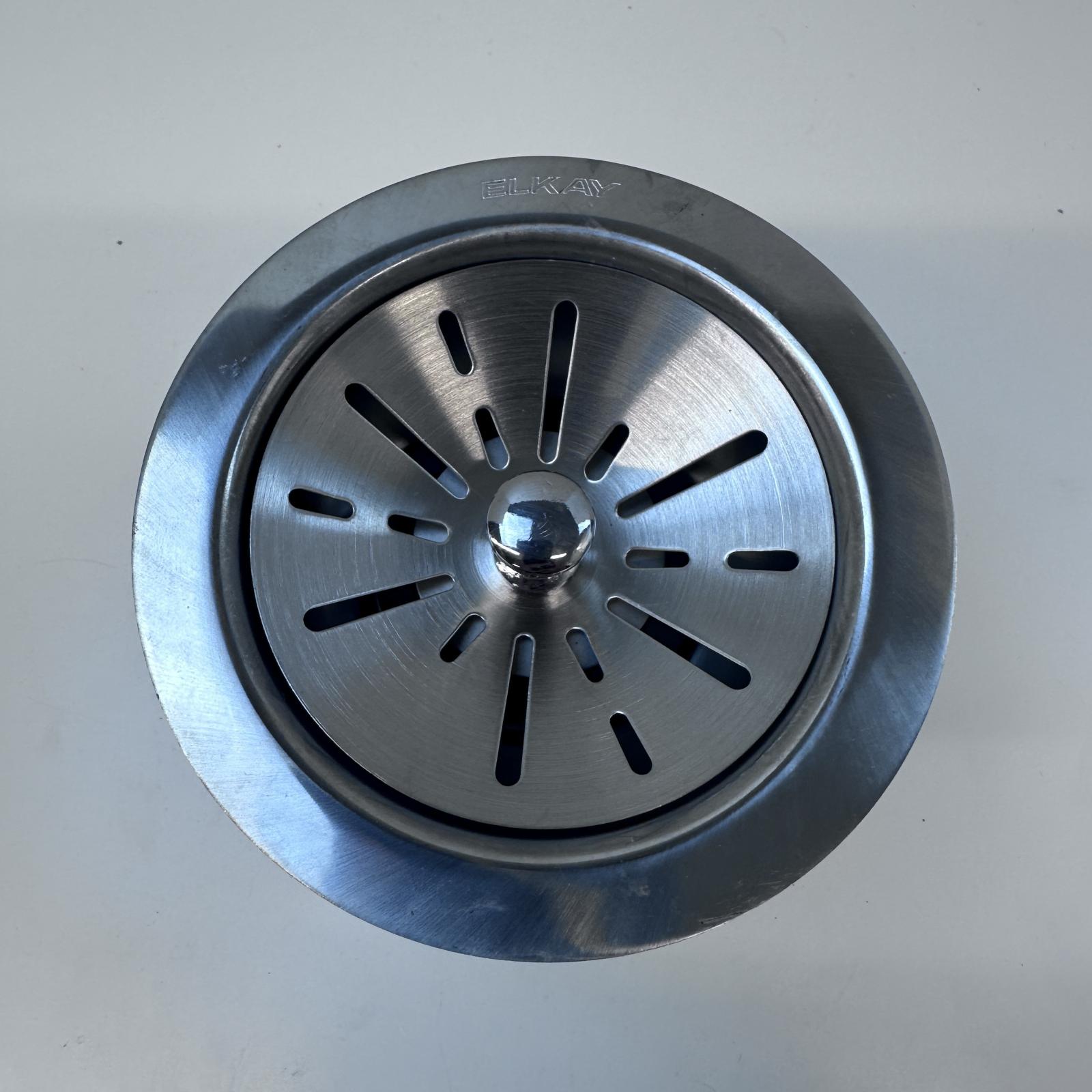 Ball Lock Kitchen Sink Strainer – Polished Stainless Steel Basket Drain - Photo 4