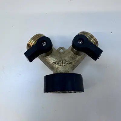 IPOW Solid Brass Hose Nozzle – Comfort Grip, Adjustable Spray Pattern at Tools & Workshop Equipment in new_open_box condition