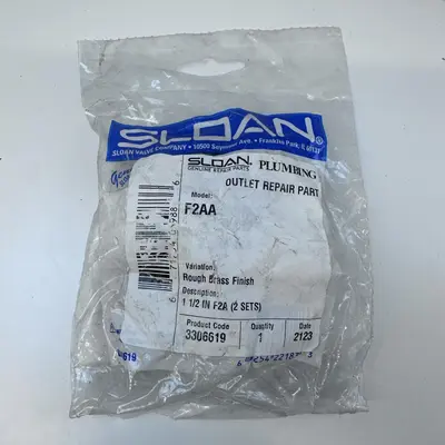Lot of 4 Sloan F-2-AA 1-1/2" Slip Joint Couplings at Hydraulics, Pneumatics & Plumbing in new condition