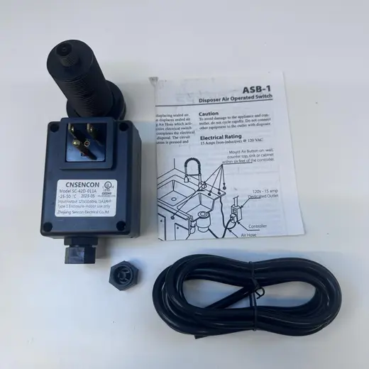 Westbrass Garbage Disposal Air Switch Kit – Stainless Steel Button & Control Box at TamDoUS Taylorsville