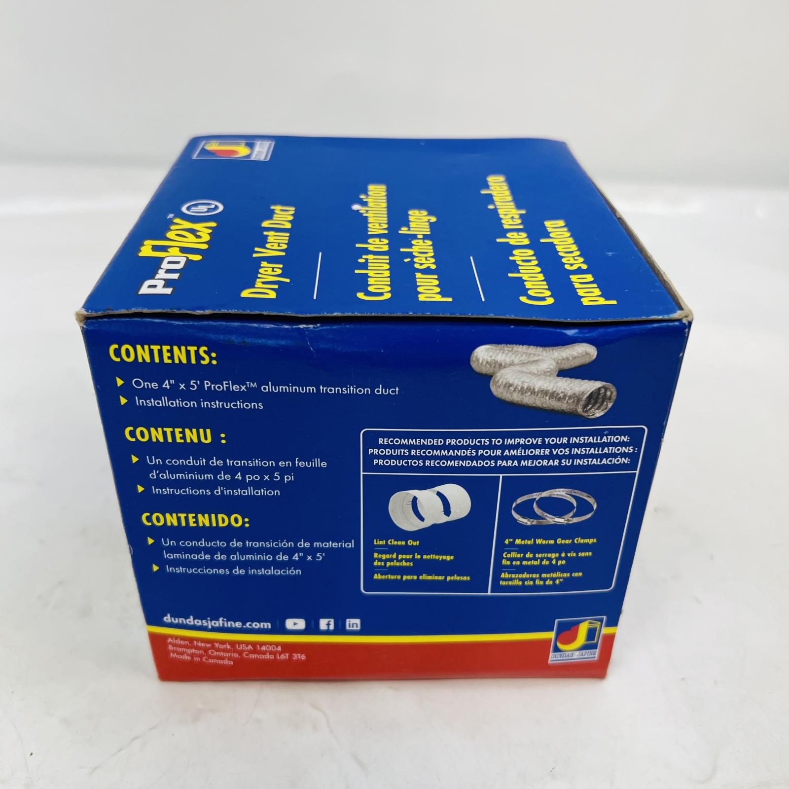 Lot of 2 ProFlex Ventilation Conduit 4 in x 5 ft - Photo 2