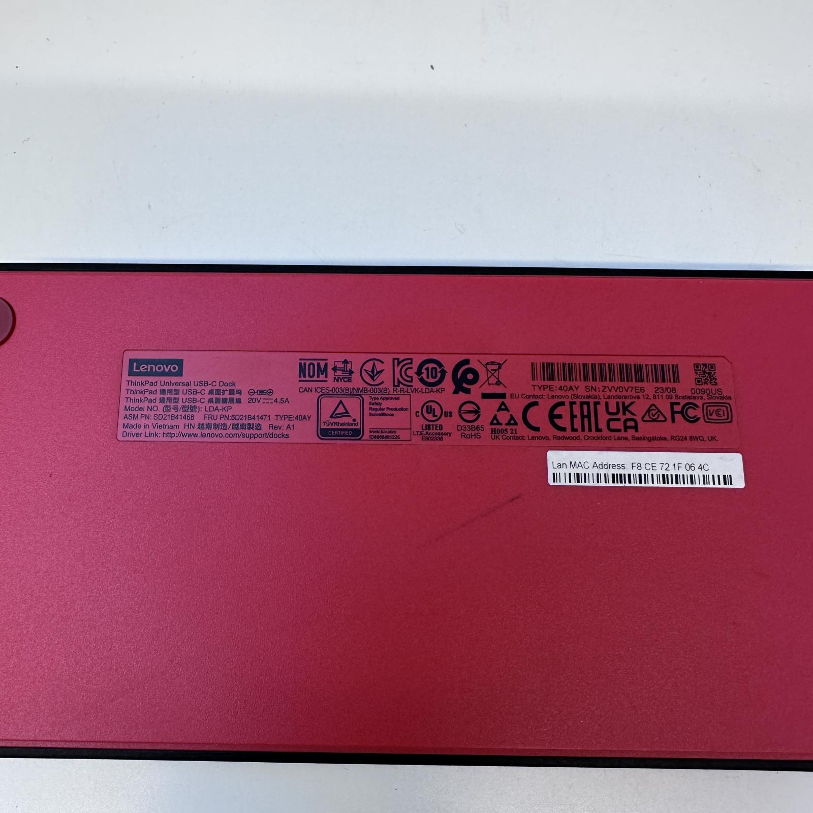 Lenovo ThinkPad Universal USB-C Dock - Photo 7