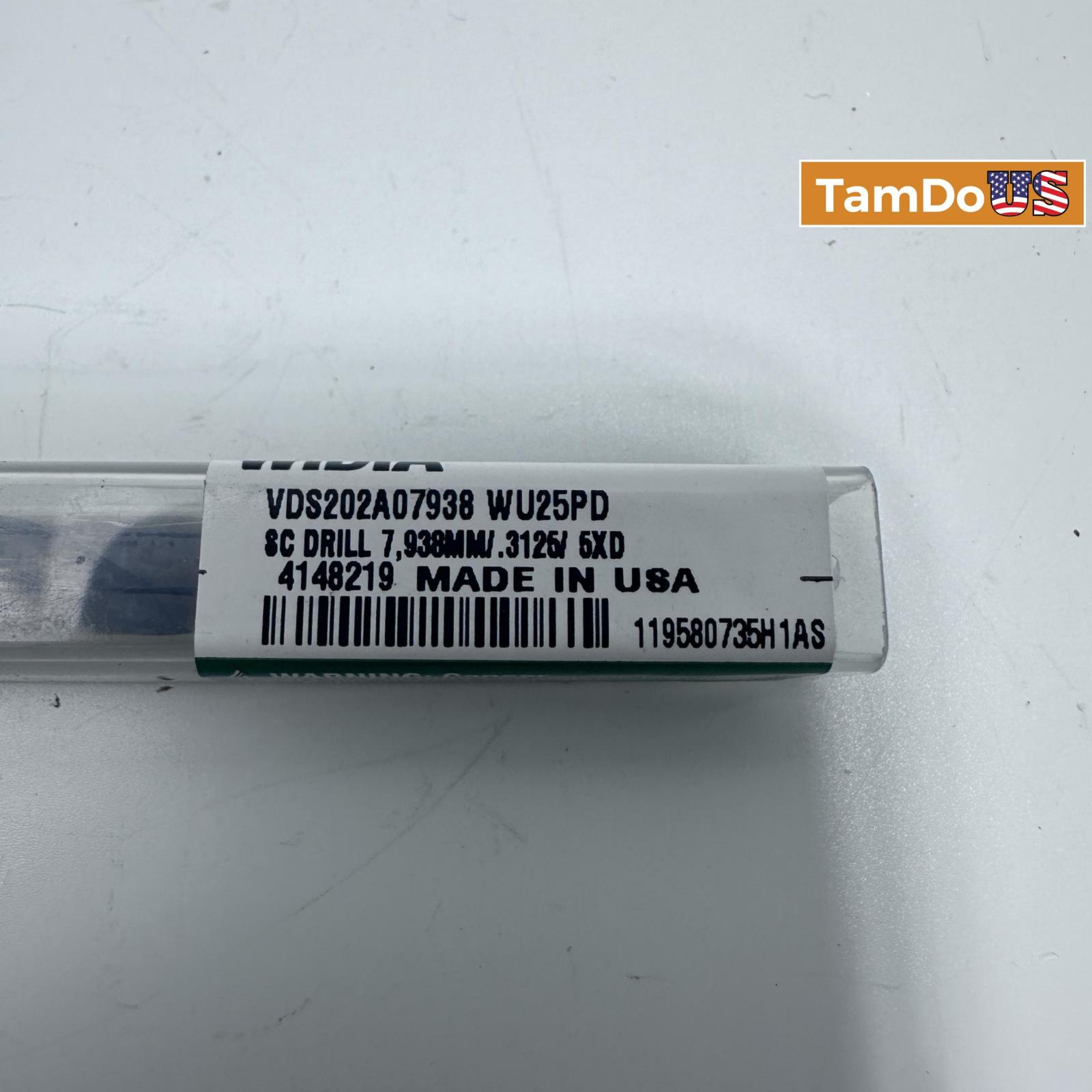 Widia 7.938mm Solid Carbide Drill – TiAlN Coated VDS202A07938 WU25PD - Photo 7