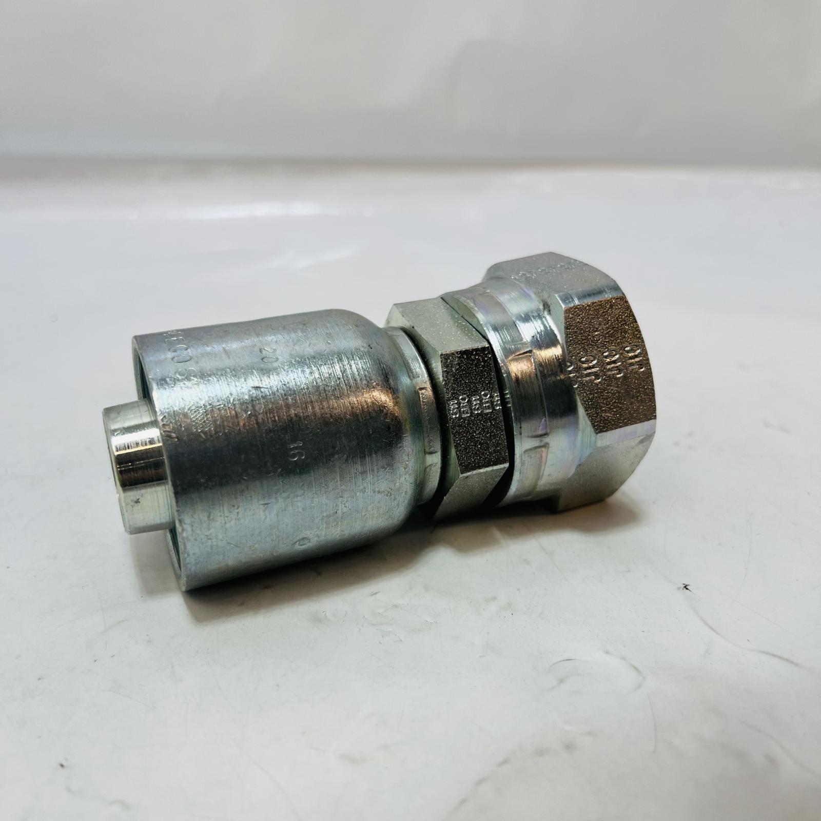 Hydraulic Hose Fitting, Steel or Brass, JIC/NPT/BSP, 1/4"–1", Crimp or Reusable - Photo 5