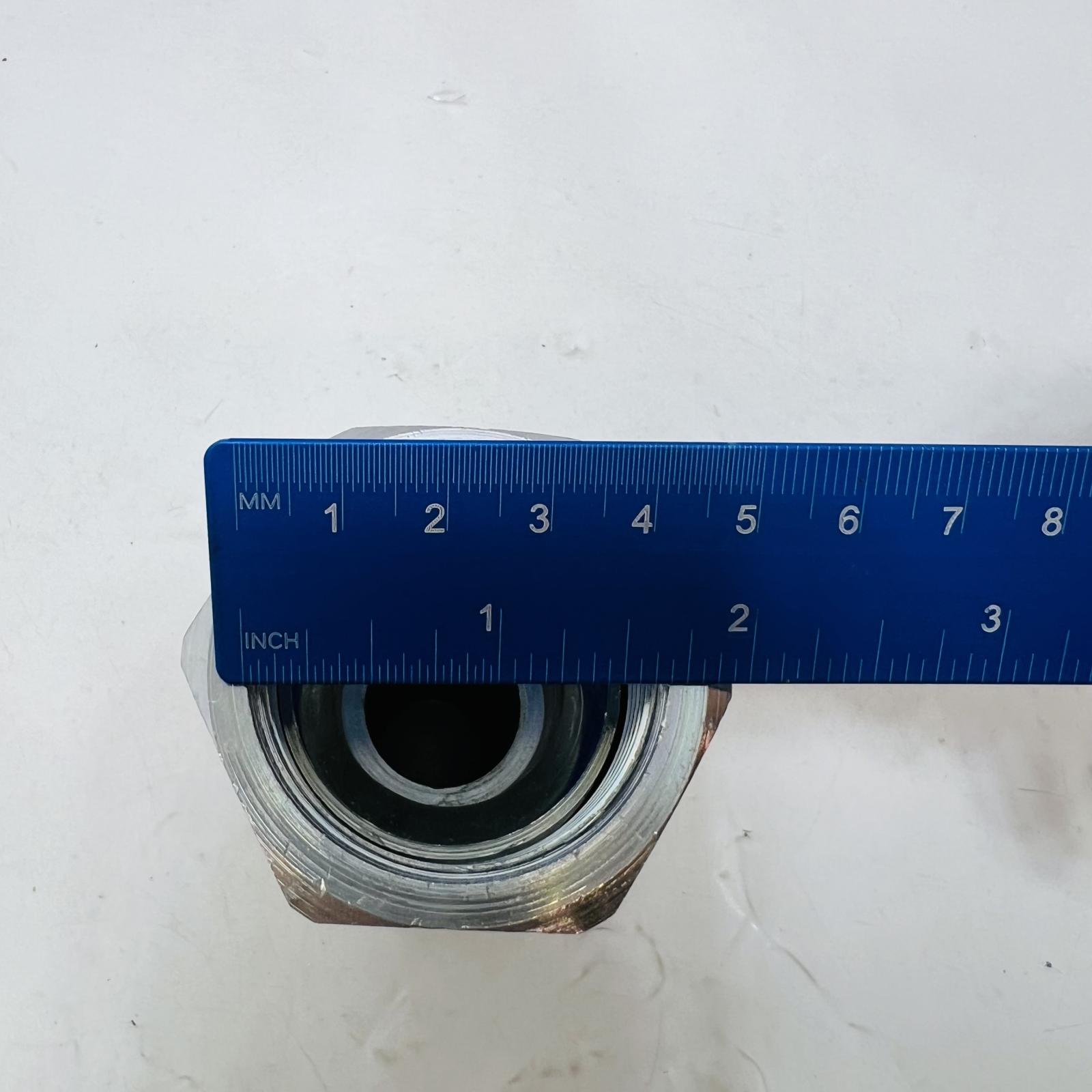 Hydraulic Hose Fitting, Steel or Brass, JIC/NPT/BSP, 1/4"–1", Crimp or Reusable - Photo 4