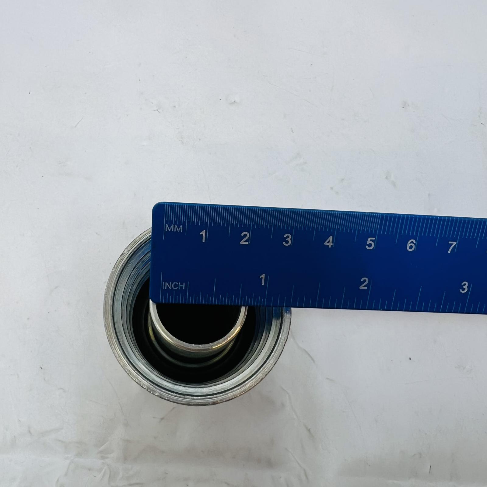 Hydraulic Hose Fitting, Steel or Brass, JIC/NPT/BSP, 1/4"–1", Crimp or Reusable - Photo 2