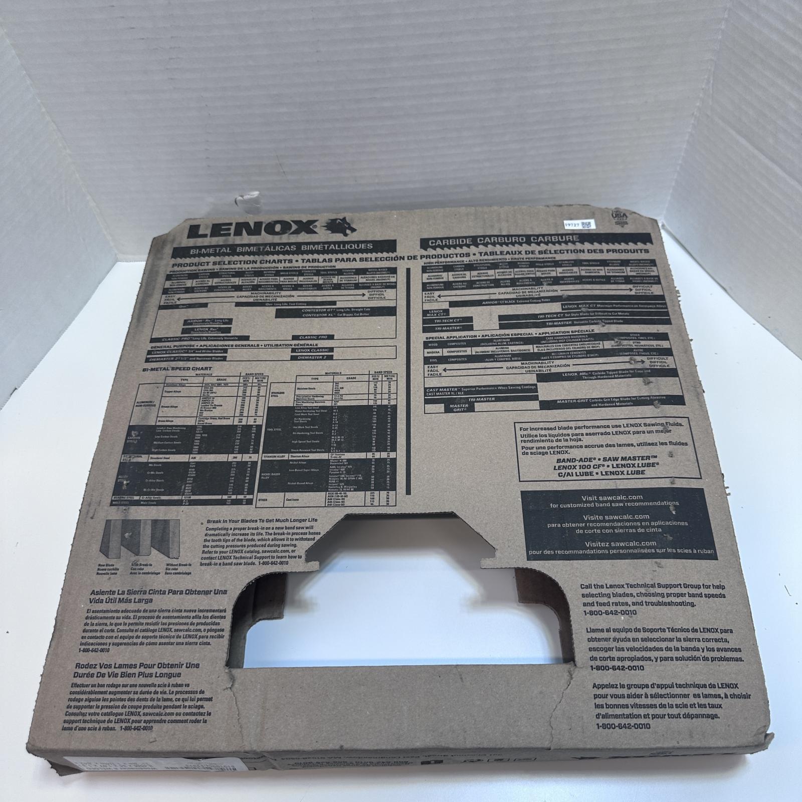 Lenox Woodmaster B Bandsaw Blade, Welded 3.45M x 34mm x 1.07mm, 1.3TPI - Photo 7