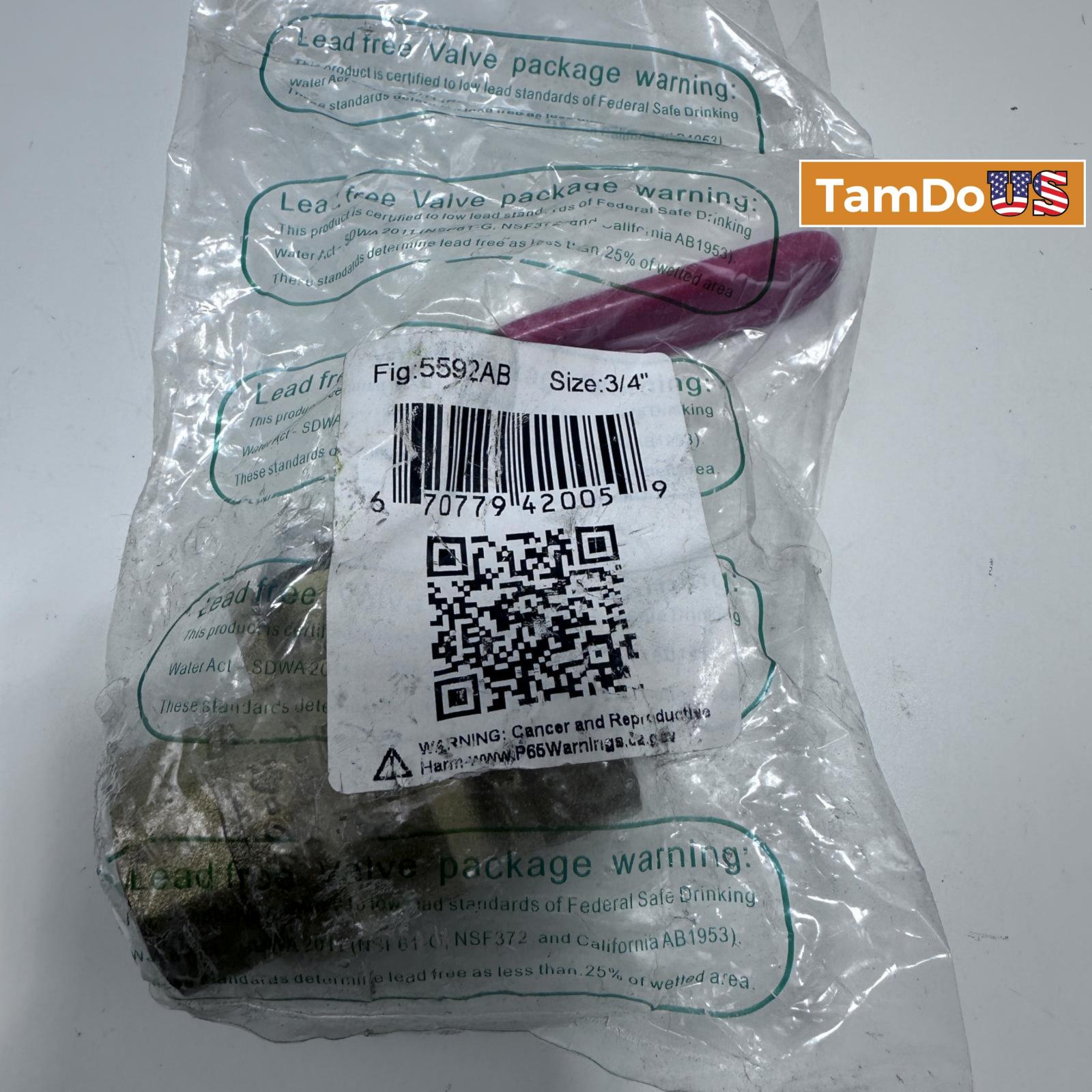 Fig 5592AB 3/4" Brass Valve - Photo 4