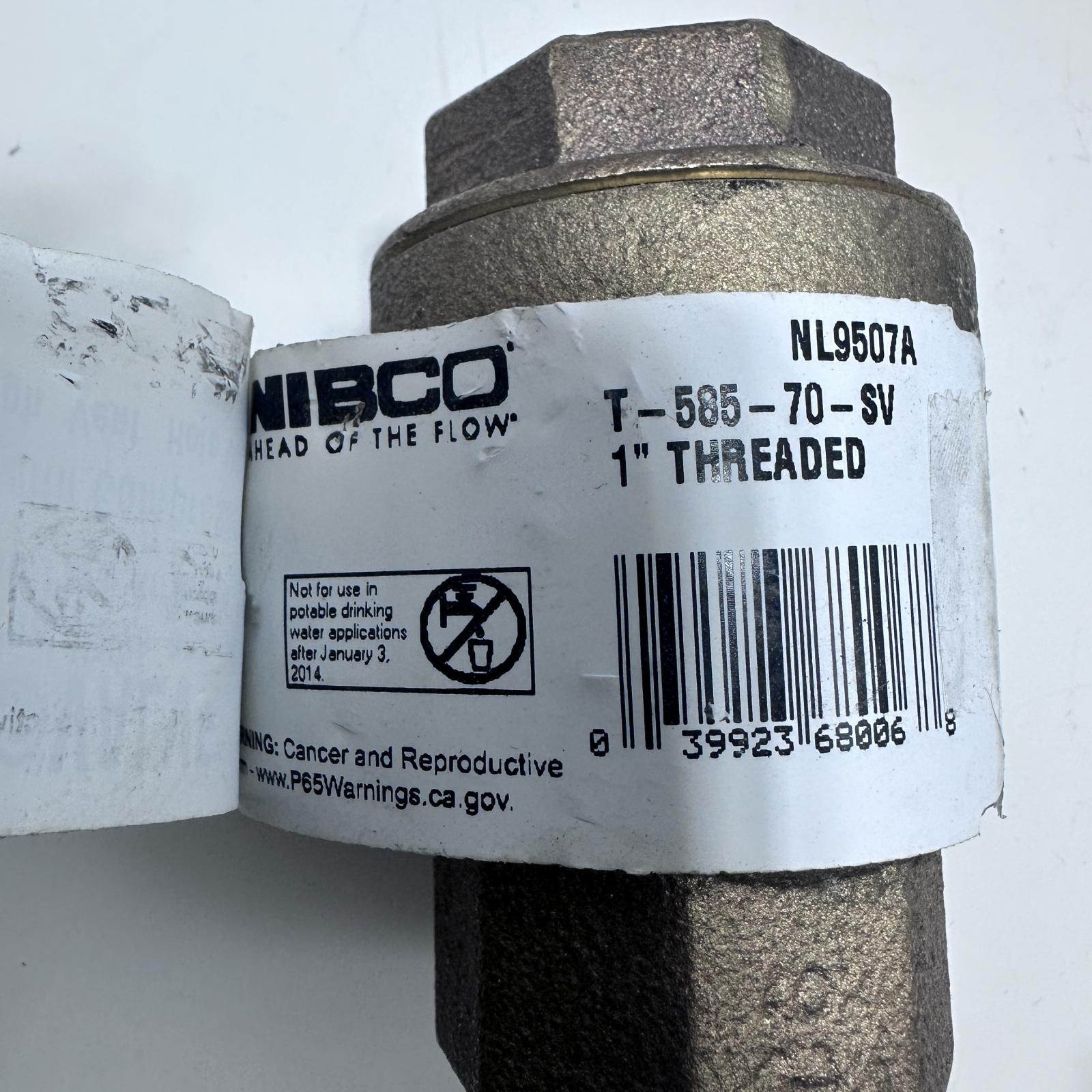 Nibco T-585-70-SV 1" Threaded Ball Valve - Photo 6