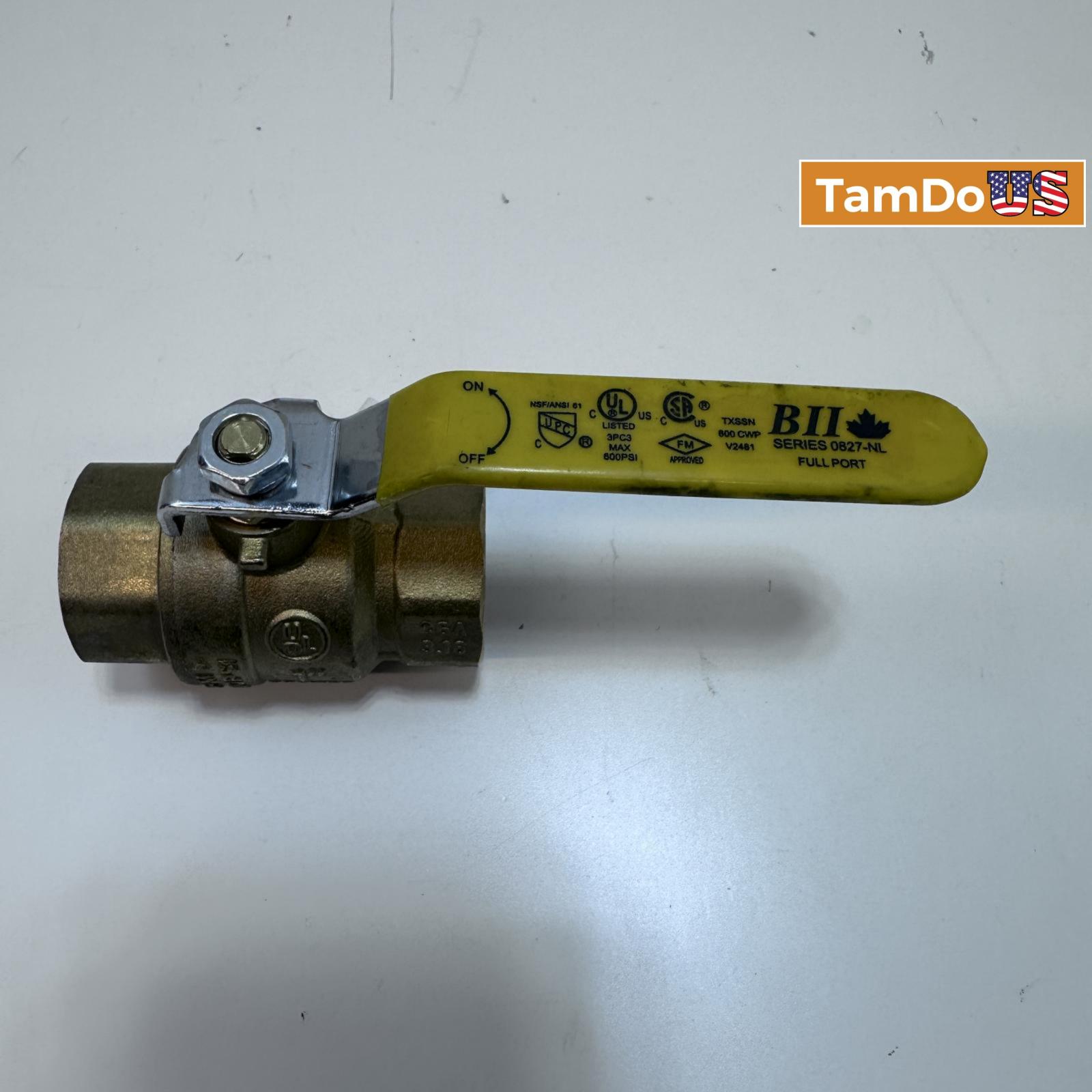 BII Series 0827-NL Full Port 600 CWP Ball Valve 1 Inch - Photo 6