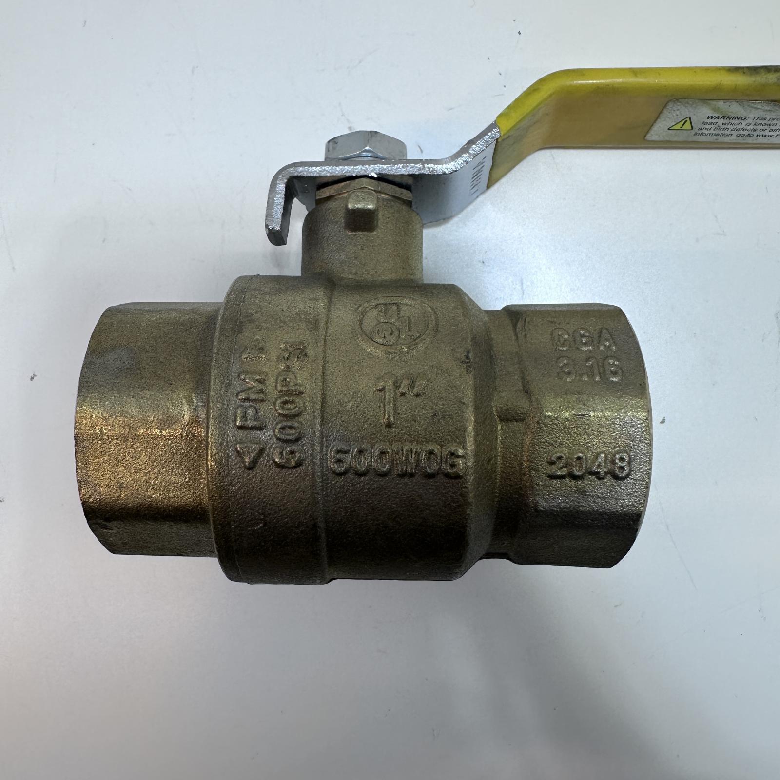 BII Series 0827-NL Full Port 600 CWP Ball Valve 1 Inch - Photo 5