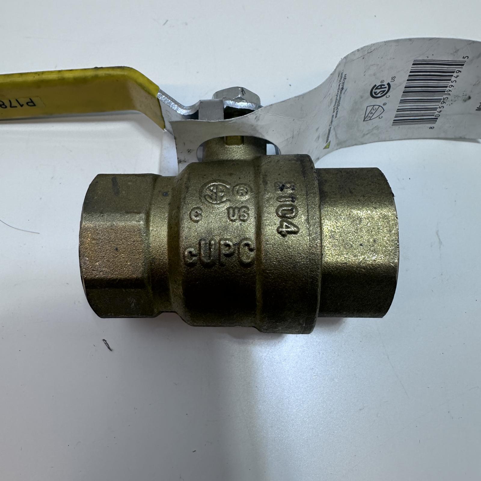 Atlantic Lead-Free Threaded Full Port Ball Valve 600 PSI WOG 1" NPT - Photo 6