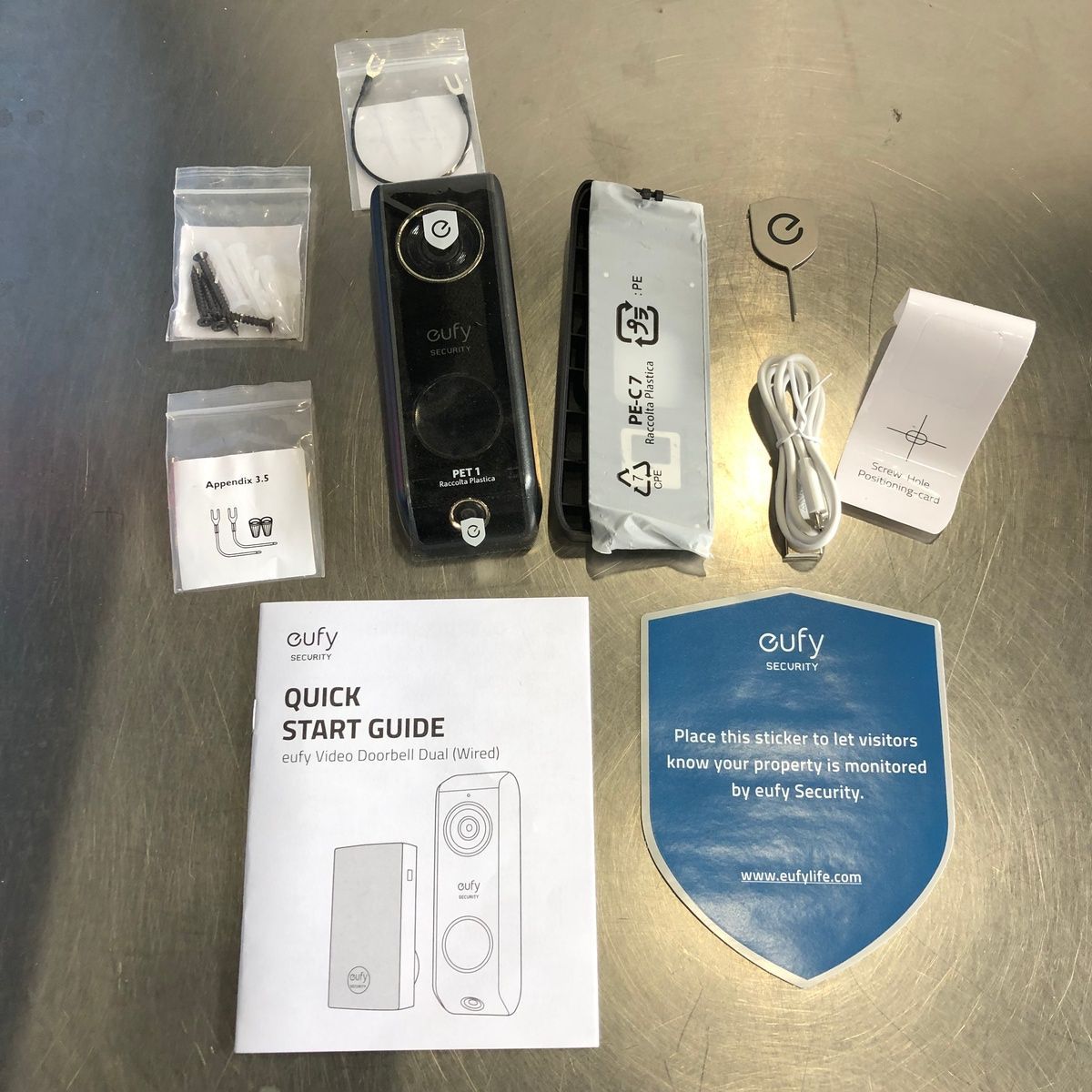 eufy Dual Camera Smart Video Doorbell + Chime 2K HDR Security Cam work w/ Alexa - Photo 5