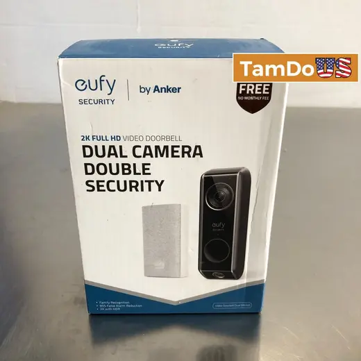 eufy Dual Camera Smart Video Doorbell + Chime 2K HDR Security Cam work w/ Alexa at TamDoUS Taylorsville