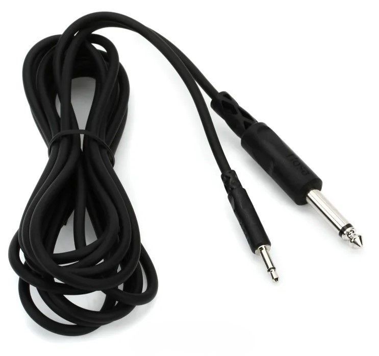 Lot of 2 Hosa Cmp-310 Interconnect Cables 3.5mm to 1/4" - Photo 2