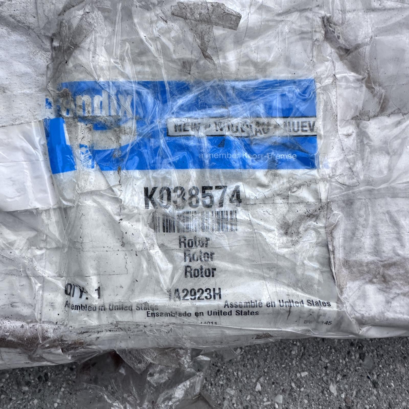 Bendix K038574 Air Disc Brake Rotor Vented, 10 Bolt Holes - Photo 2