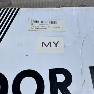 Fjinfly Floor Mat With Luggage Fixation Device Rubber Black For Tesla at Car & Truck Parts & Accessories in new_open_box condition