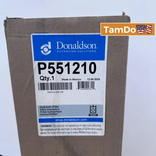 Donaldson P551210 Hydraulic Filter - Fits Komatsu PC200/PC300 & Doosan DX140 at TamDoUS Taylorsville