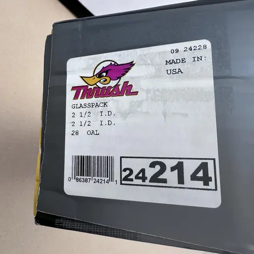 Thrush 24214 - 2.25" Glasspack Muffler - Performance Exhaust at TamDoUS Taylorsville