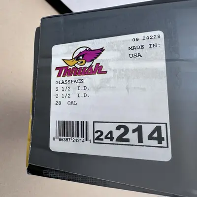 Thrush 24214 - 2.25" Glasspack Muffler - Performance Exhaust at Automotive Tools & Supplies in new condition