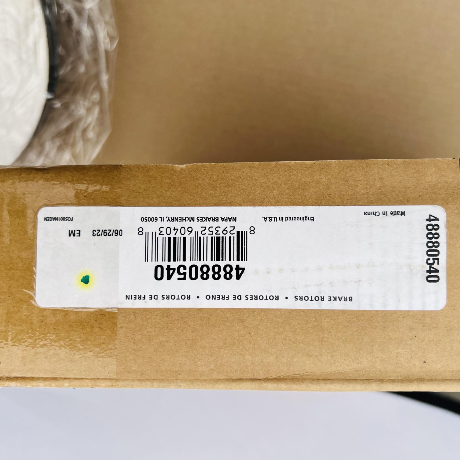 NAPA Premium Rotor 48880540 | Vented Cast Iron | Dodge Jeep Fit - Photo 3