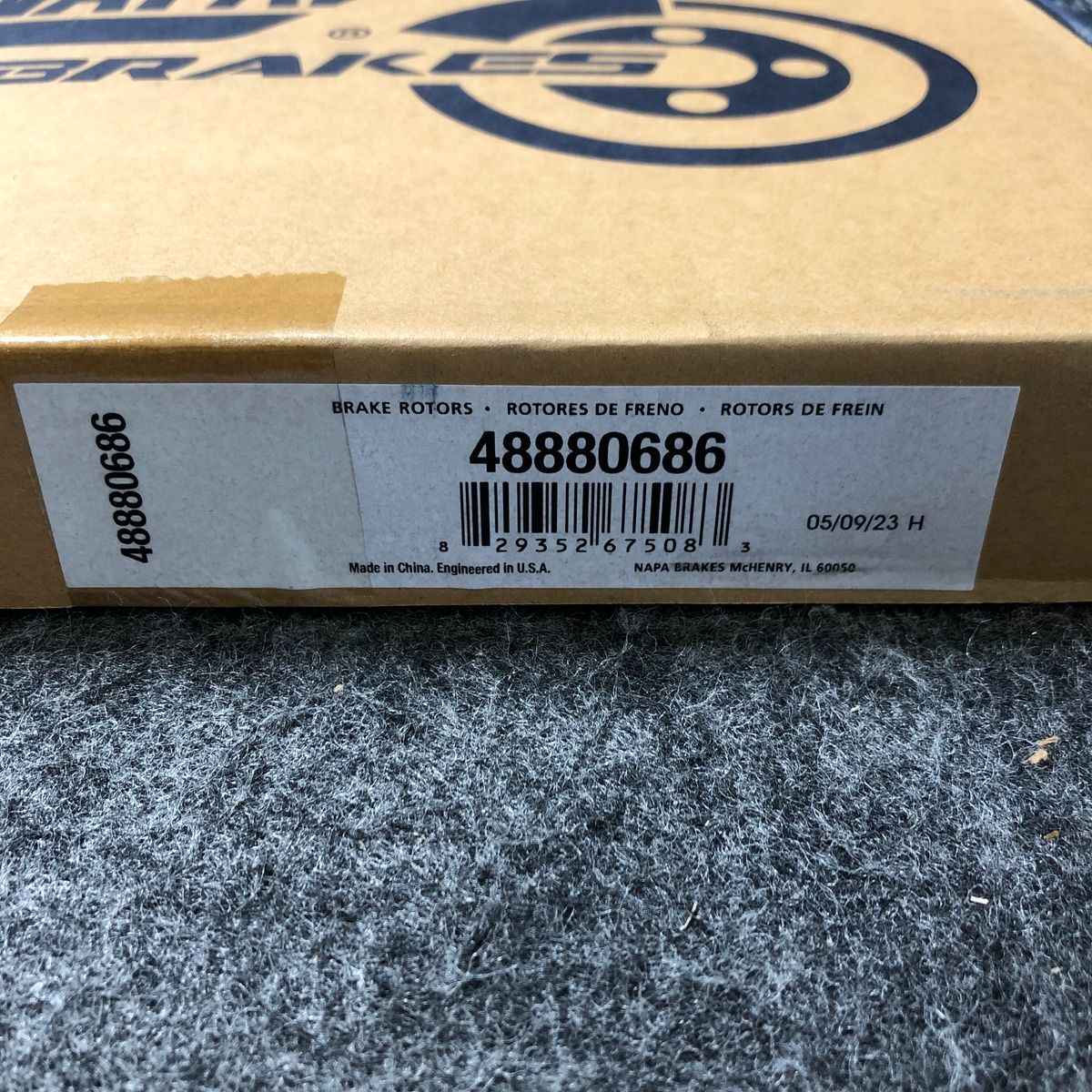 NAPA Premium Brake Rotor 48880686 OE Fitment Quality Steel Disc - Photo 3