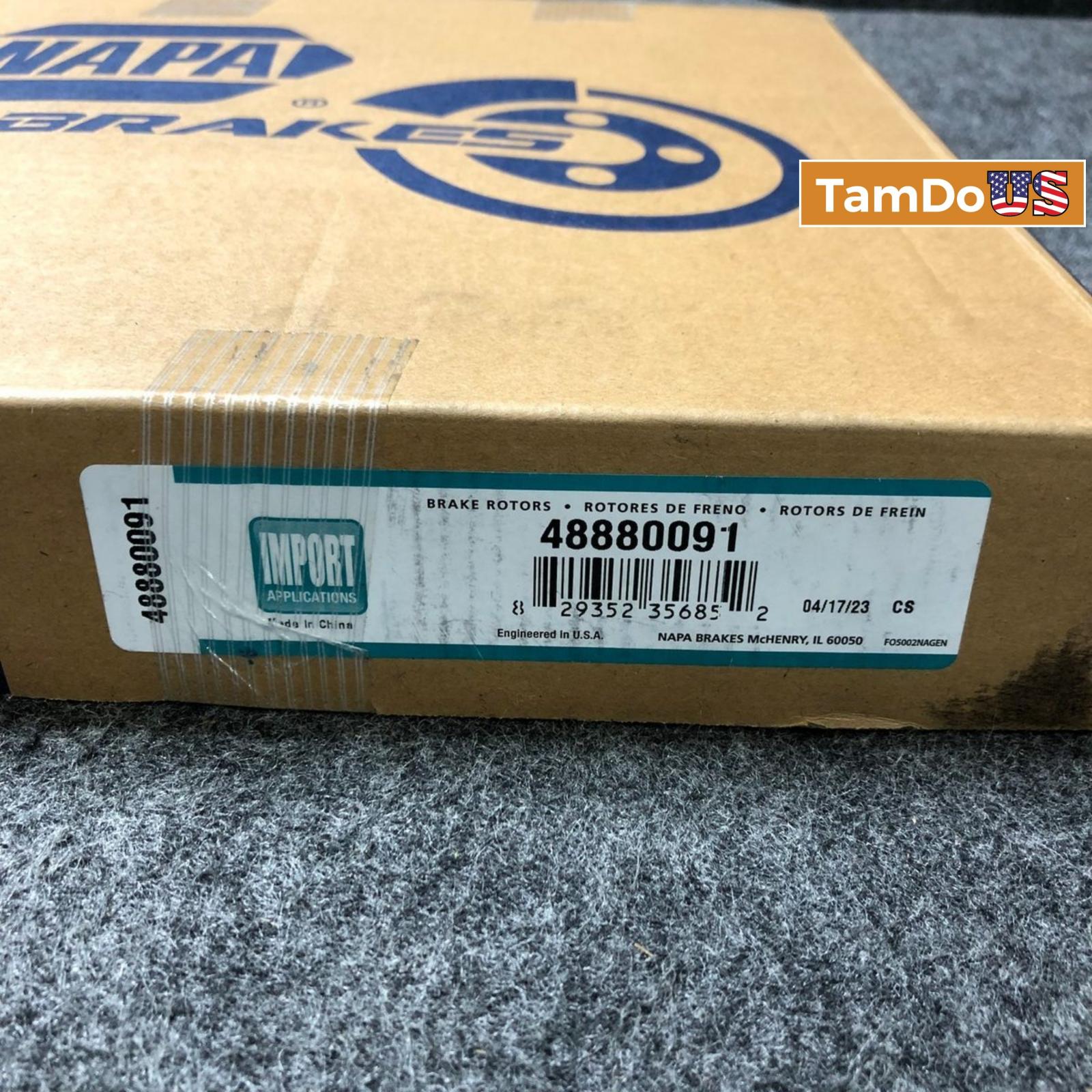 Napa Premium Brake Rotor 48880091 Hyundai Santa Fe 2001-2006 - Photo 5