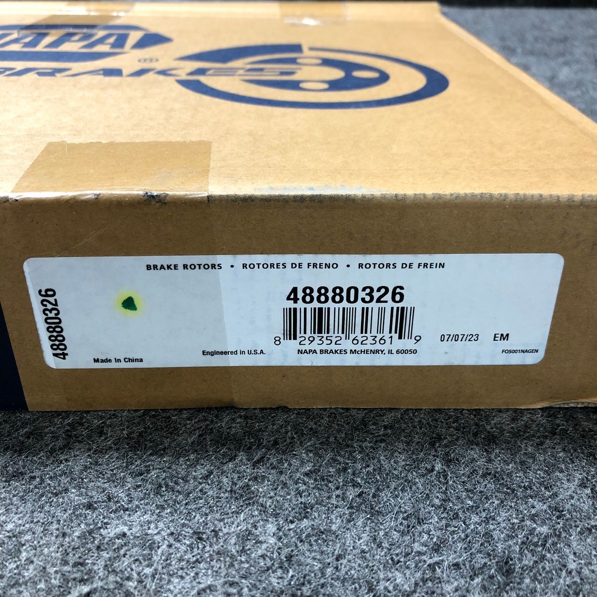 Napa Premium Brake Rotor 48880326 Ford Mustang 2005-2014 - Photo 4