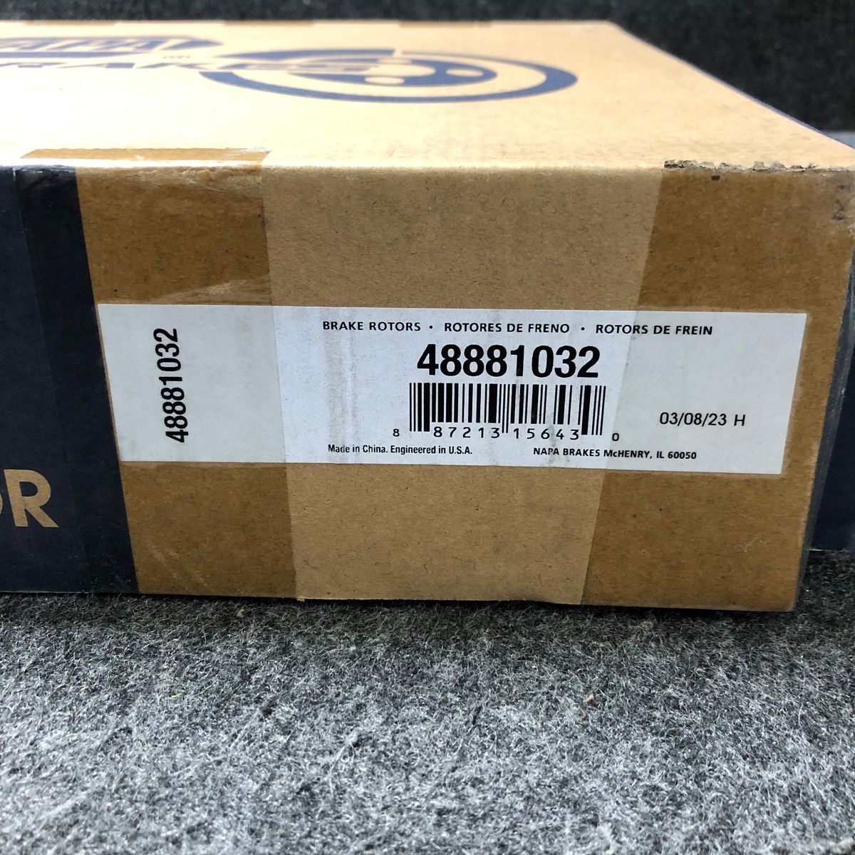 Napa Premium Brake Rotor 48881032 Cadillac Escalade EXT 2007-2013 - Photo 4