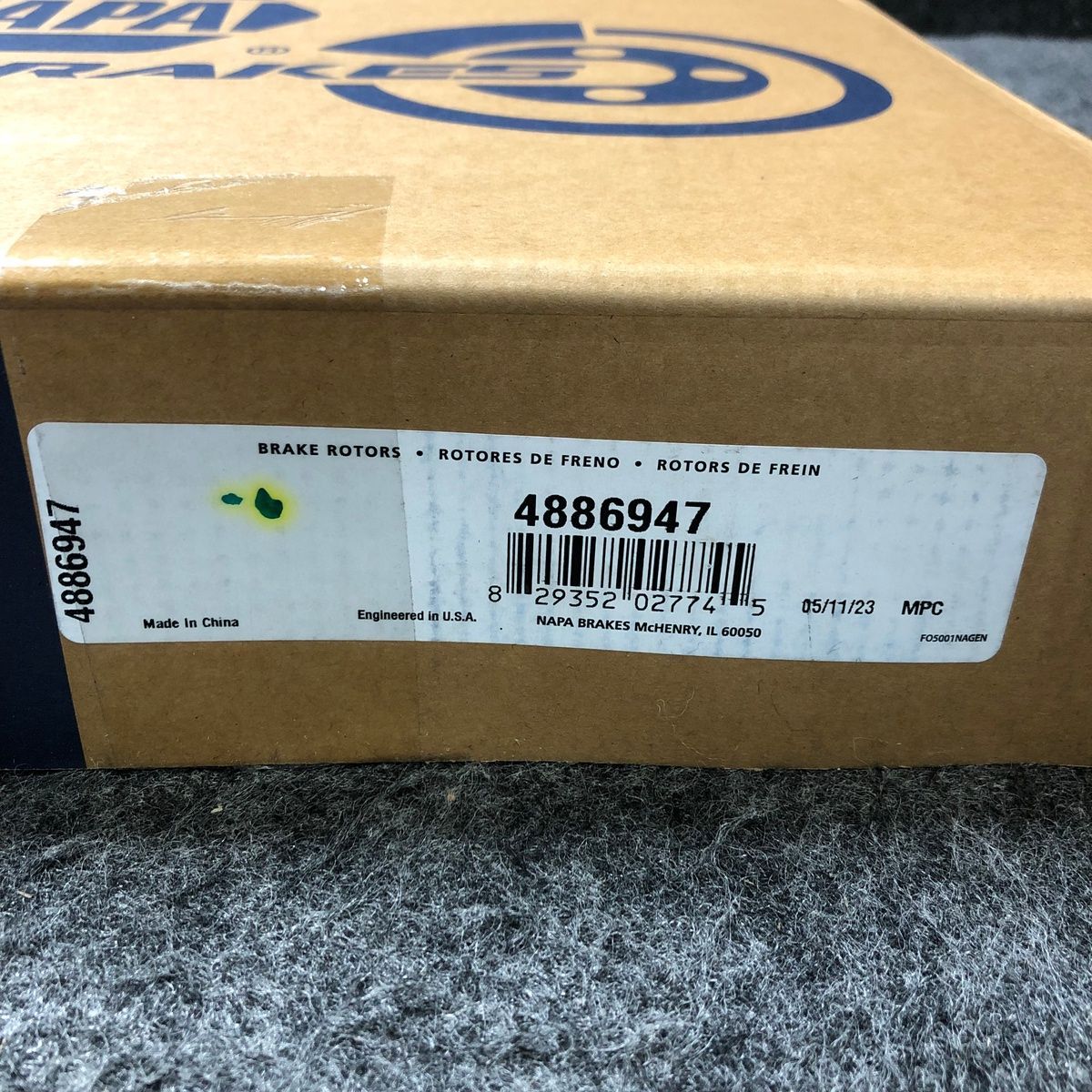 Napa Premium Brake Rotor 4886947 F150 1/2 Ton - Pickup 1999-2004 - Photo 2