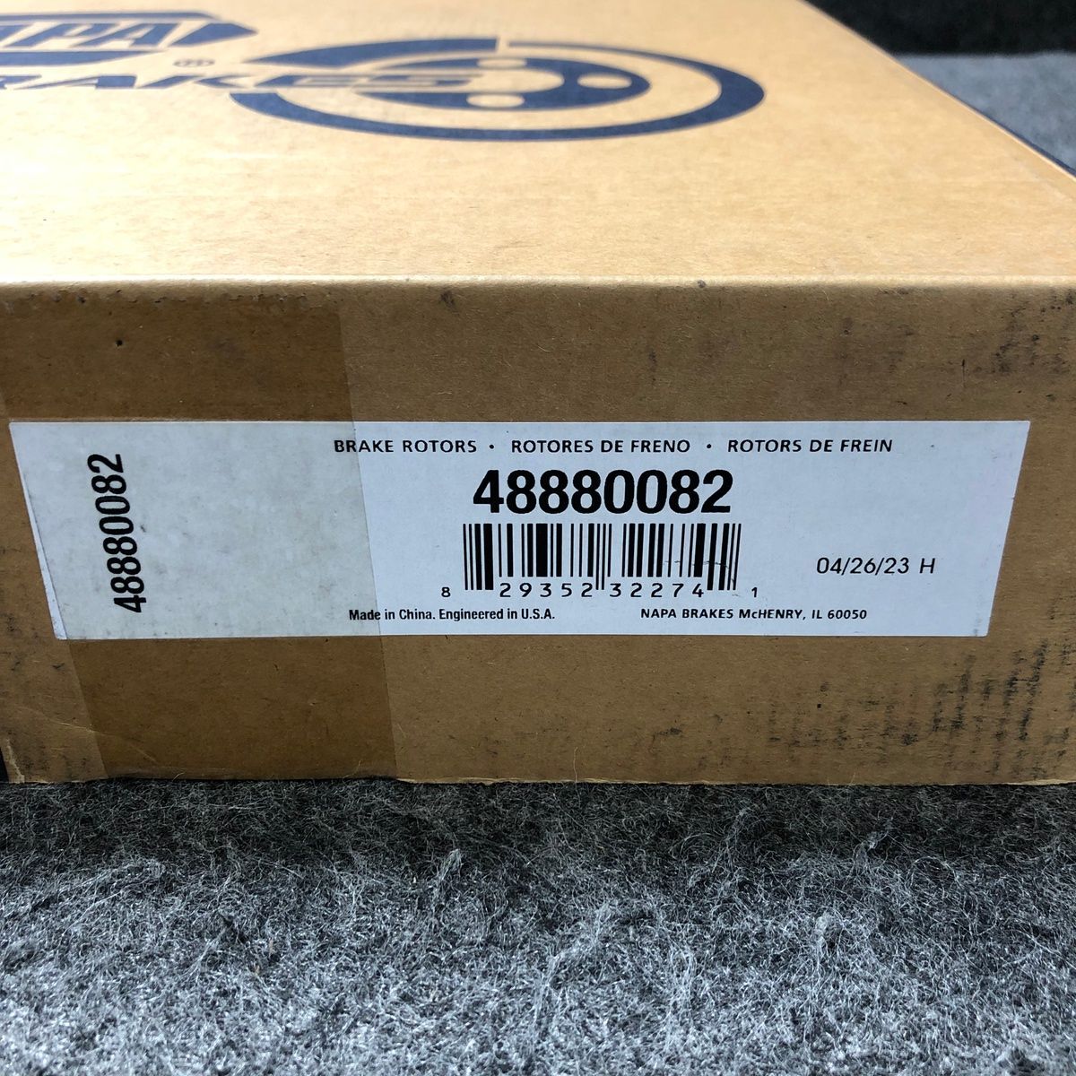 Napa Premium Brake Rotor 48880082 Ram 1500 Classic 2019-2023 - Photo 4