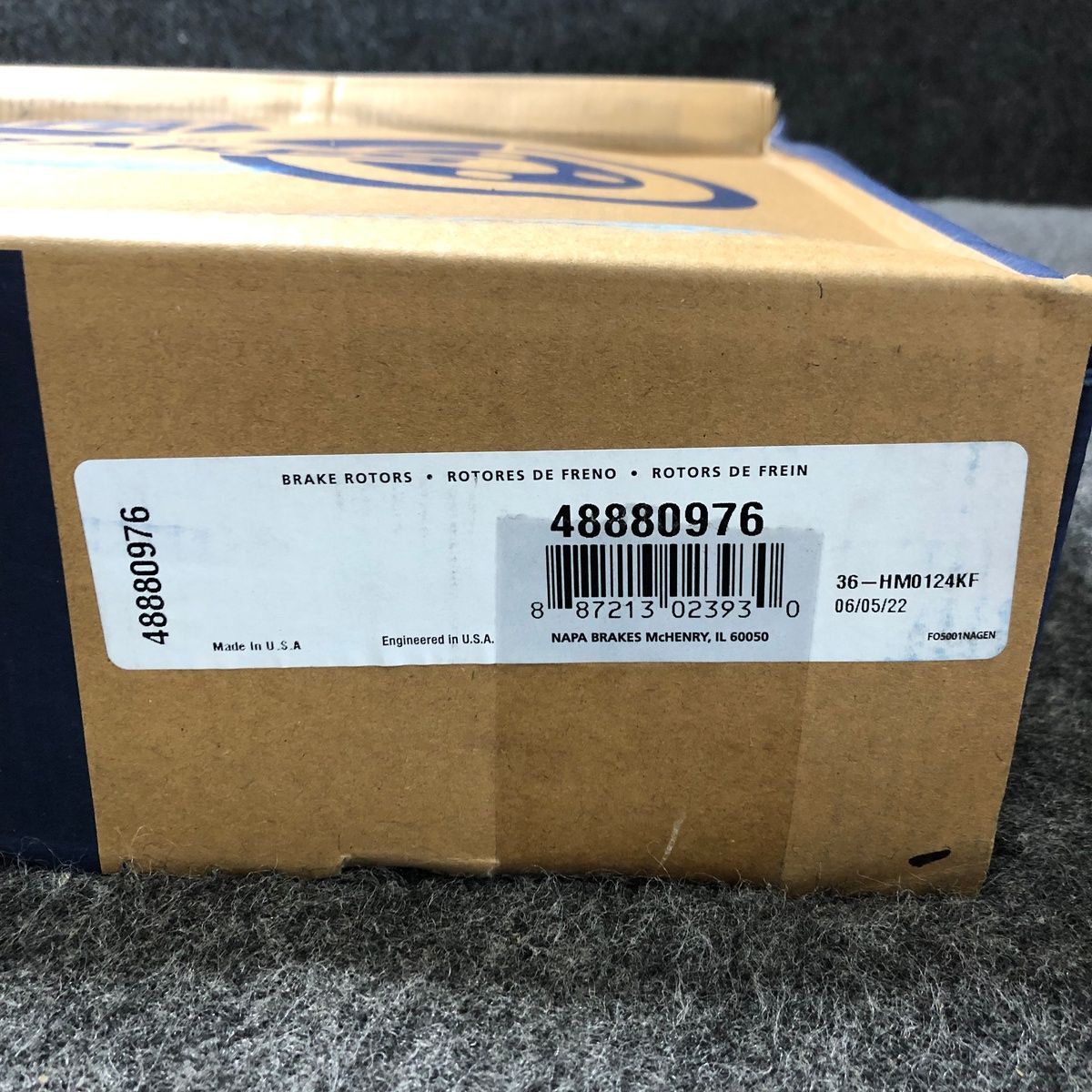 Napa Premium Brake Rotor 48880976 Ford F150 2012-2018 - Photo 4