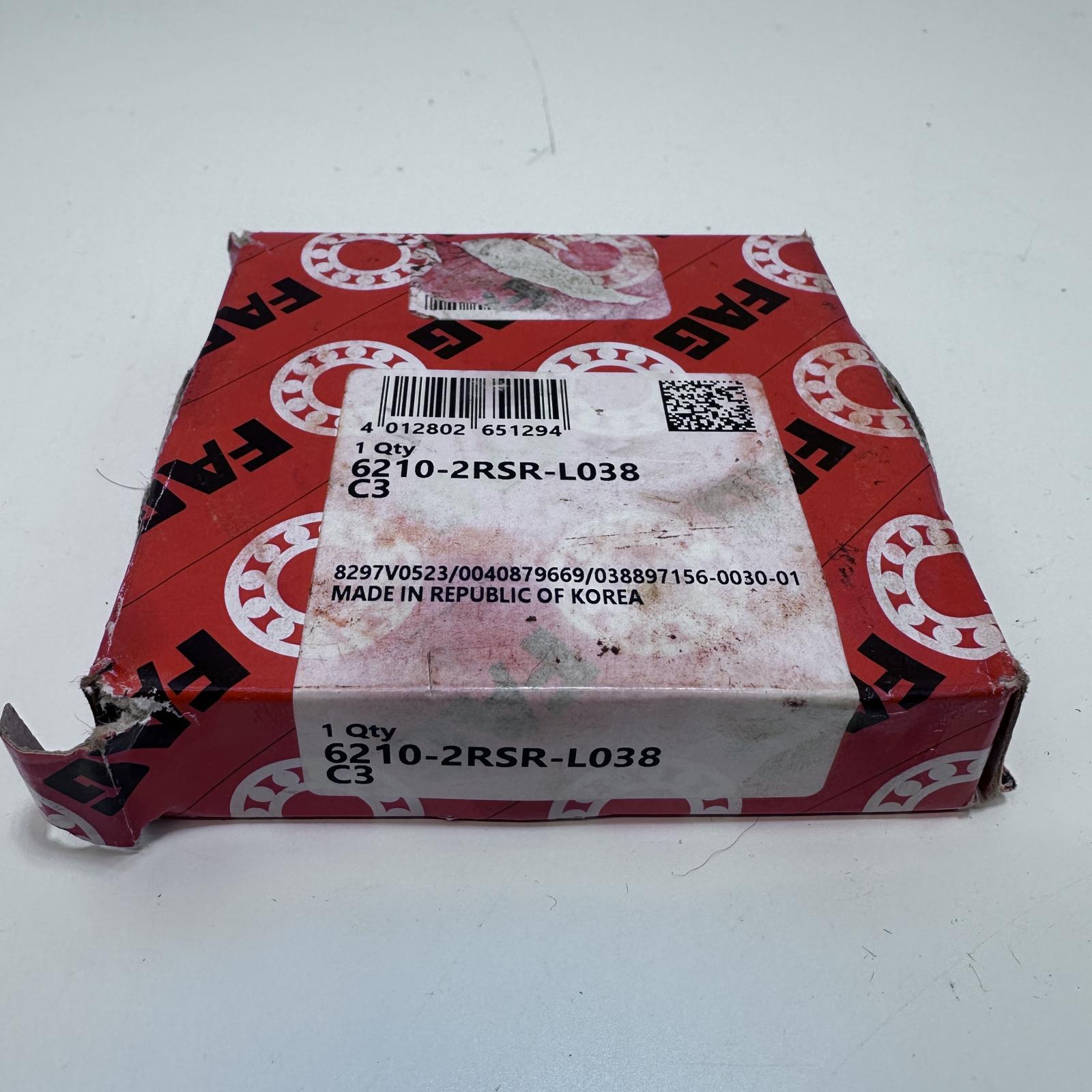 FAG 6210-2RSR-L038-C3 Angular Contact Bearing 50mm x 90mm - Photo 4