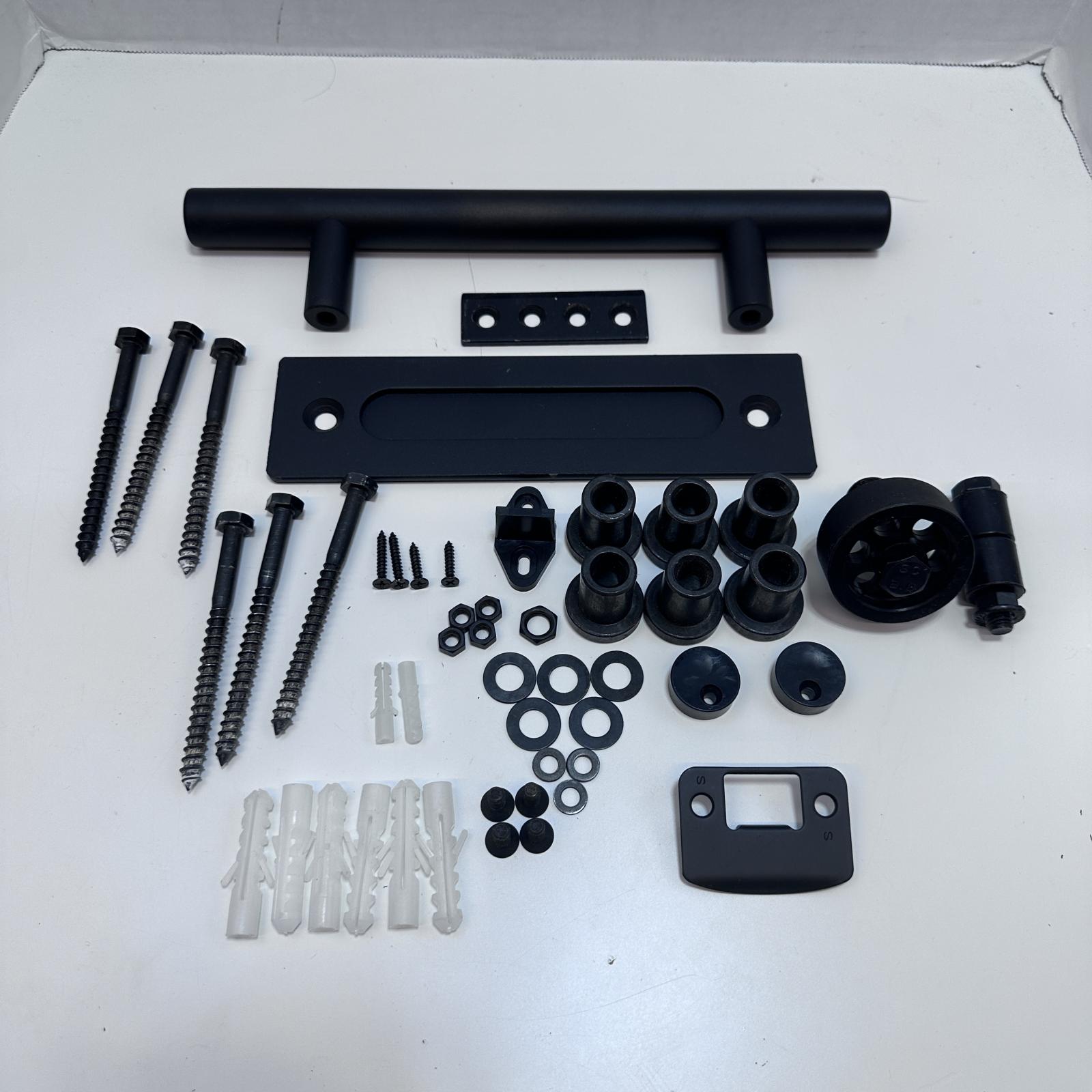 Matte Black Sliding Barn Door Handle Offset Handle Door Pull - Photo 3