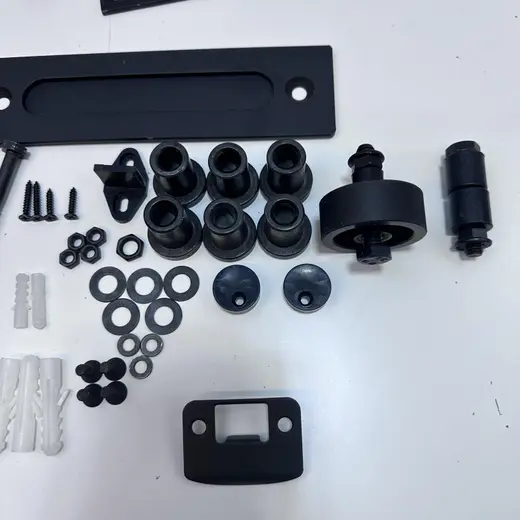 Matte Black Sliding Barn Door Handle Offset Handle Door Pull at TamDoUS Taylorsville