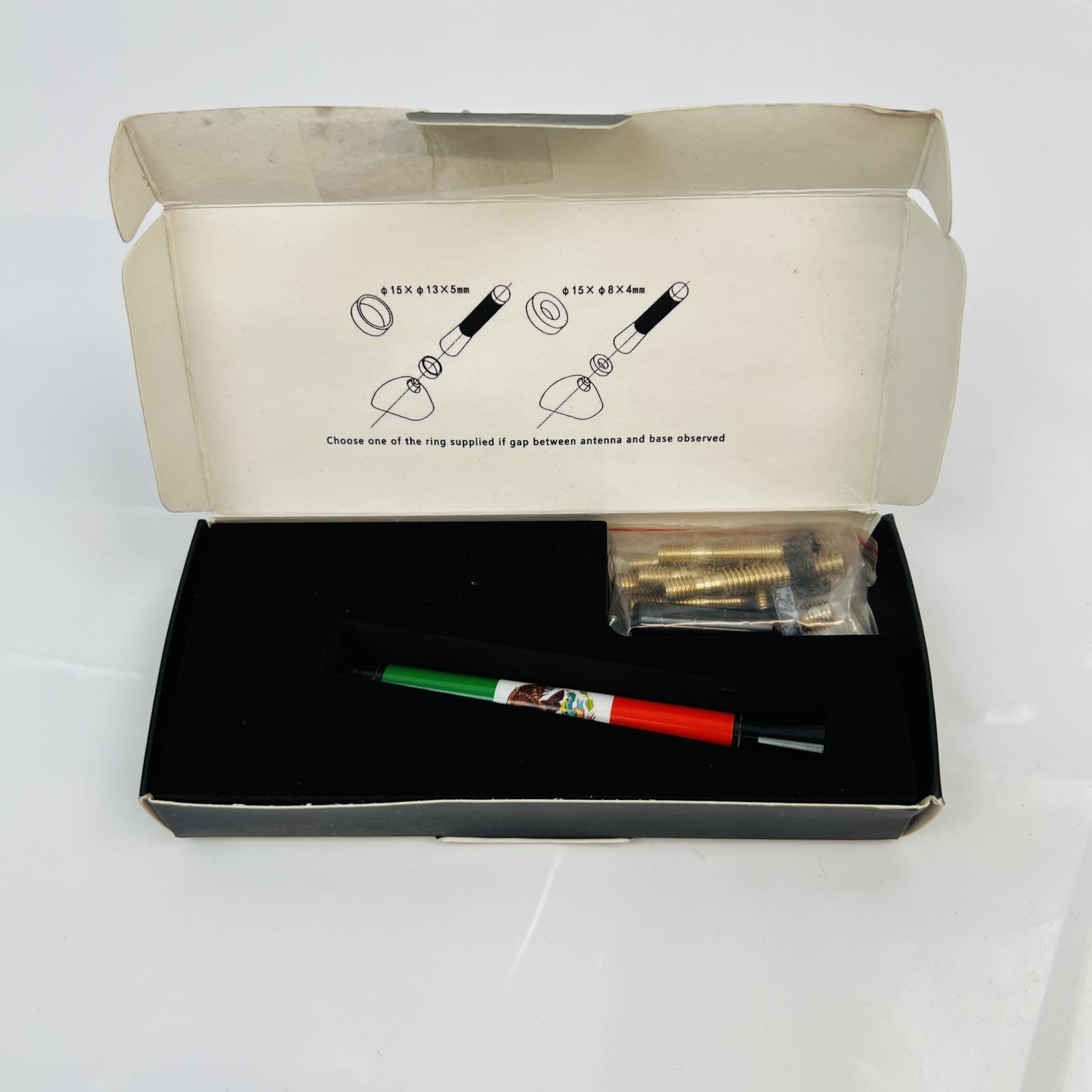 Lot of 5 ICBEAMER 5" Mini Mexico Flag Vehicle Antennas - Photo 5