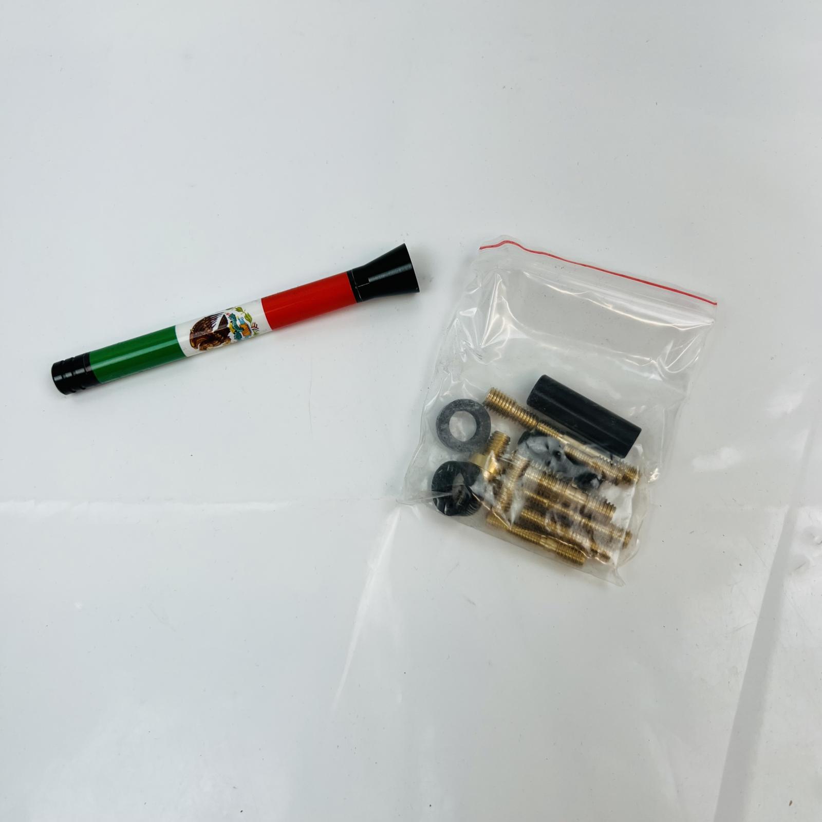 Lot of 5 ICBEAMER 5" Mini Mexico Flag Vehicle Antennas - Photo 4