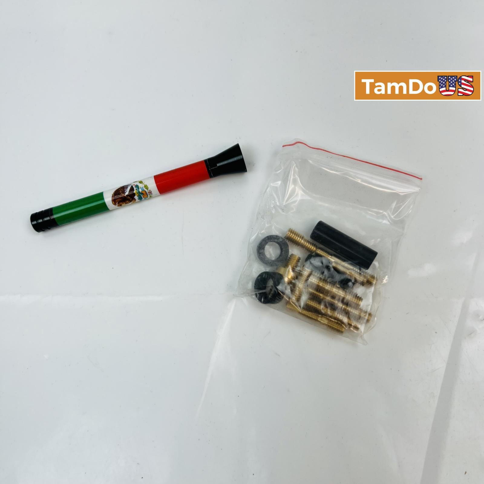 Lot of 5 ICBEAMER 5" Mini Mexico Flag Vehicle Antennas - Photo 7